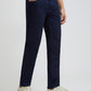 Men Blue Tapered Fit Warp Chambray Cotton Blend Jeans