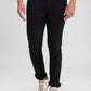Colorplus Black Solid Mid Rise Slim Fit Cotton Blend Jeans