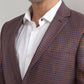 Colorplus Men Brown Regular Fit Checks Casual Blazer