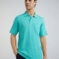 Colorplus Men Green Solid Classic Fit Cotton T-Shirt