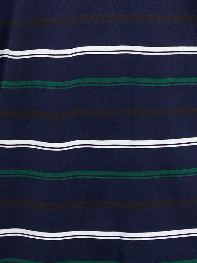 Colorplus Blue Stripe Comfort Fit Cotton T-Shirt