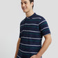 Colorplus Blue Stripe Comfort Fit Cotton T-Shirt