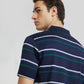 Colorplus Blue Stripe Comfort Fit Cotton T-Shirt