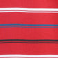 Colorplus Men Red Striped Regular Fit Half Sleeve Polo Neck T-Shirt