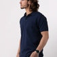 Colorplus Blue Solid Regular Fit Cotton T-Shirt