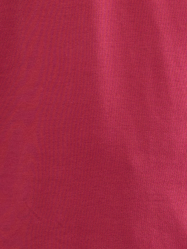 Colorplus Maroon Solid Regular Fit Cotton T-Shirt