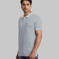 ColorPlus Regular Fit Printed Dark Red T-Shirt