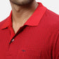 ColorPlus Regular Fit Printed Navy T-Shirt