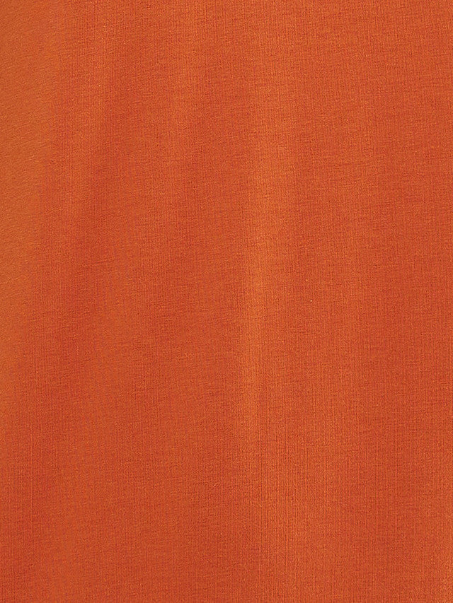 Colorplus Orange Solid Regular Fit Modal Blend T-Shirt