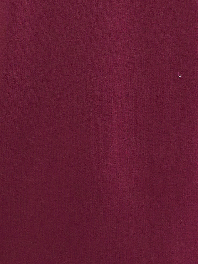 Colorplus Men Maroon Regular Fit Solid Polo Neck Collar T-Shirt
