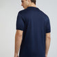 Men Navy Tailored Fit Print Cotton Half Sleeve T-Shirt