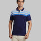 ColorPlus Regular Fit Printed Medium Green T-Shirt