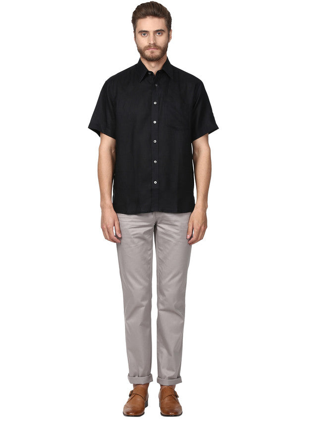 Colorplus Black Casual Shirt 