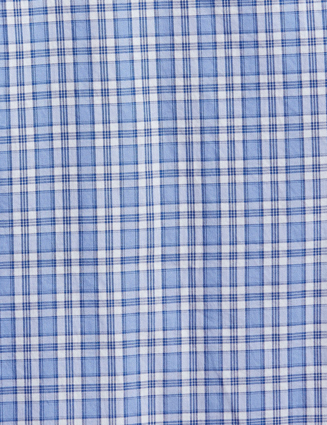 Colorplus Blue Checks Classic Fit Cotton Casual Shirt