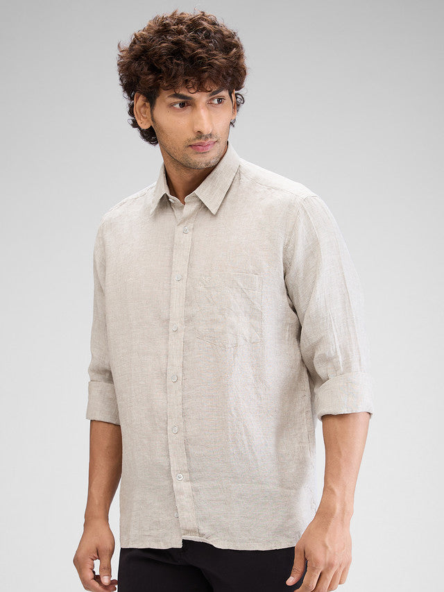 Colorplus Beige Casual Shirt 