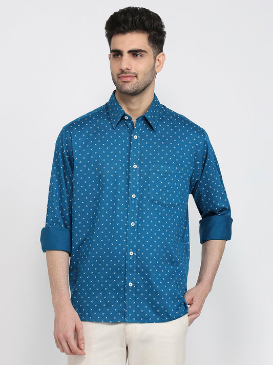 Colorplus Blue Casual Shirt
