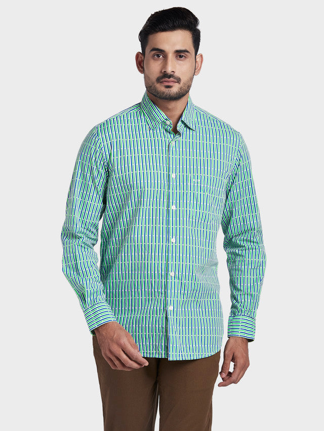 Colorplus Green Casual Shirt 