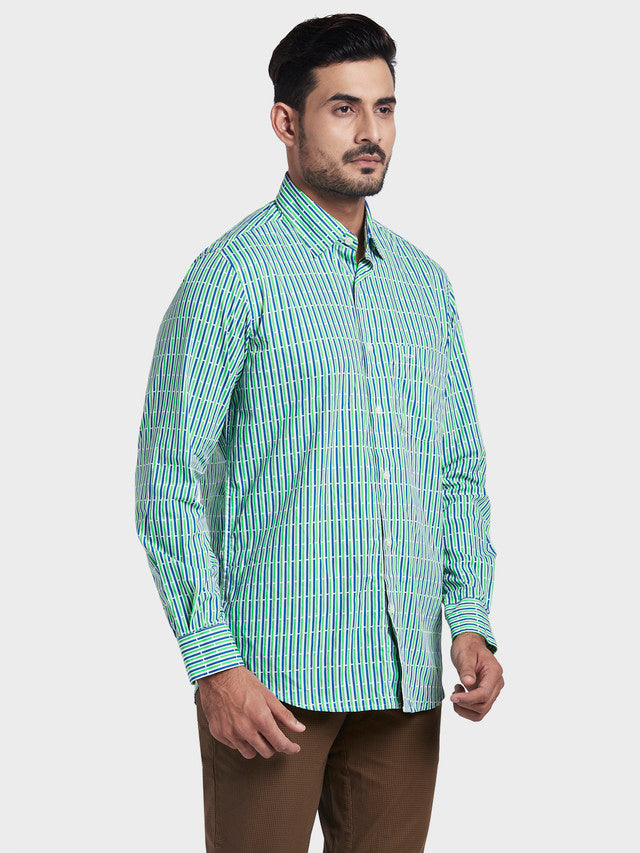 Colorplus Green Casual Shirt 