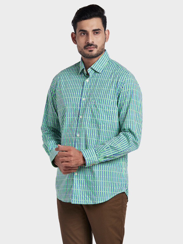 Colorplus Green Casual Shirt 