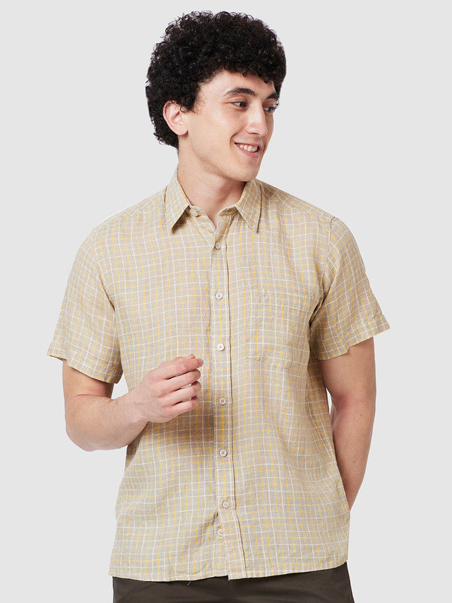 Colorplus Beige Casual Shirt 