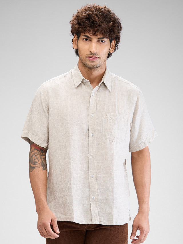 Colorplus Beige Casual Shirt 