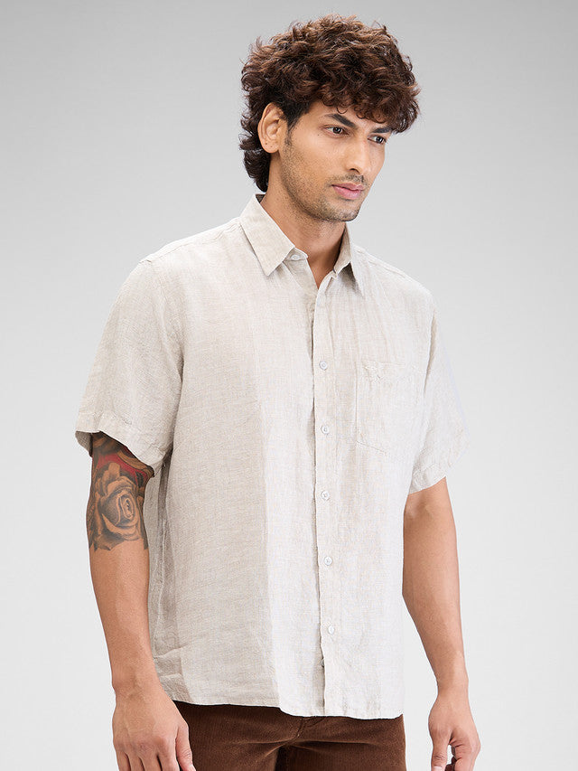 Colorplus Beige Casual Shirt 