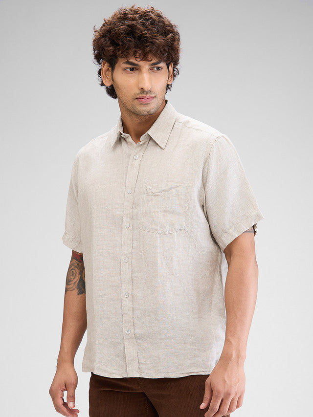 Colorplus Beige Casual Shirt 