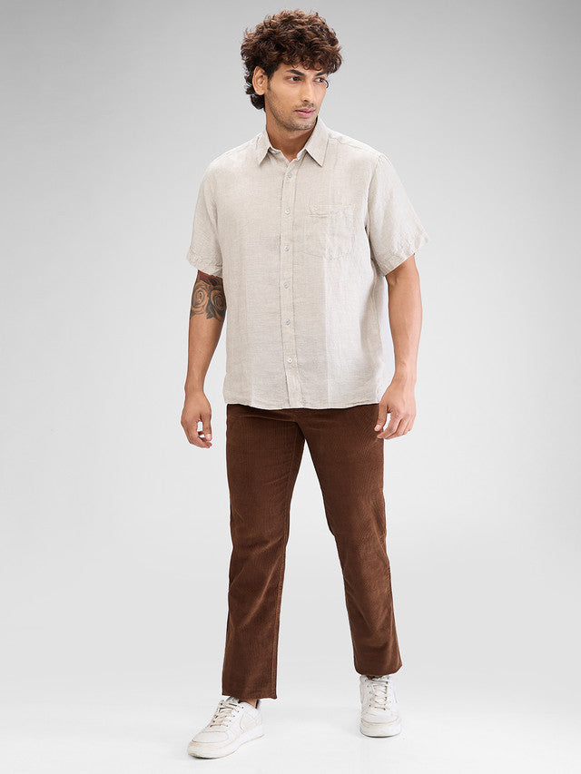 Colorplus Beige Casual Shirt 