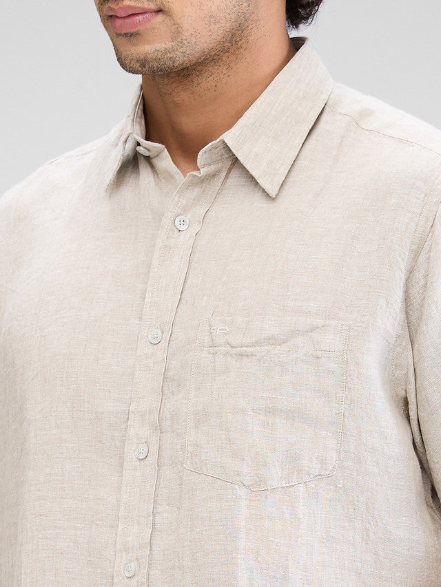 Colorplus Beige Casual Shirt 