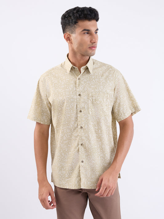 Colorplus Khaki Casual Shirt 