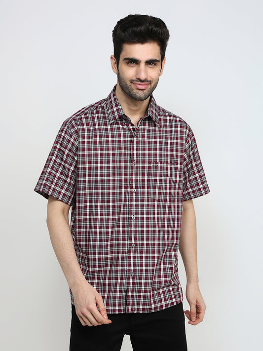 Colorplus Maroon Casual Shirt 