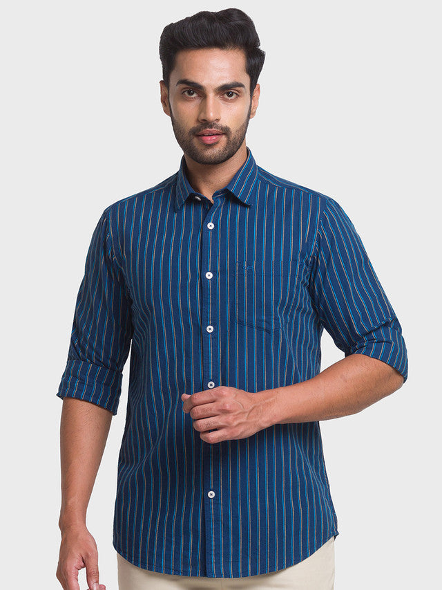 Colorplus Blue Casual Shirt 