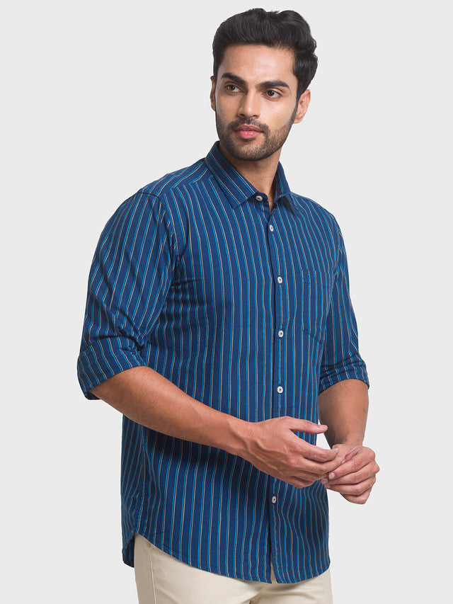 Colorplus Blue Casual Shirt 