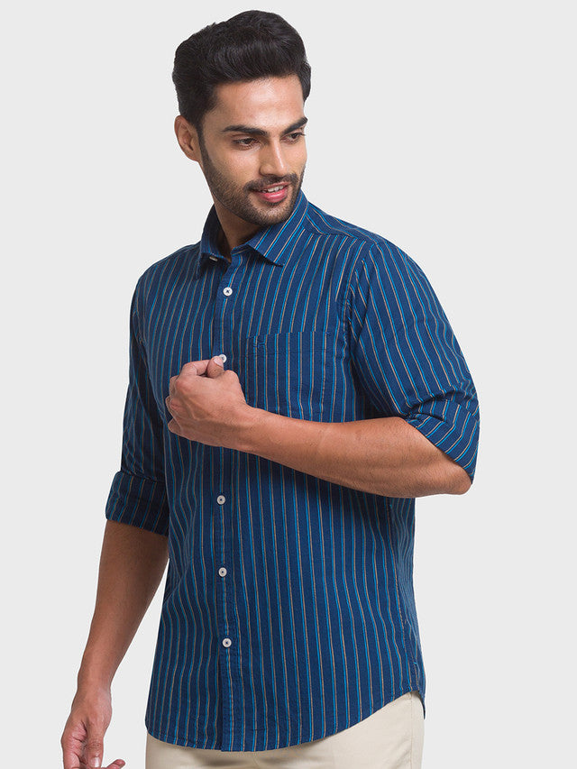 Colorplus Blue Casual Shirt 