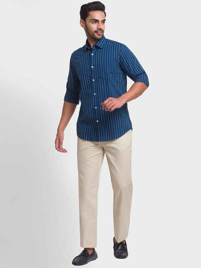 Colorplus Blue Casual Shirt 