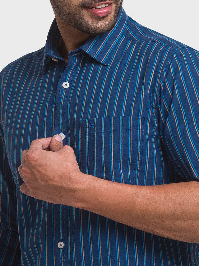 Colorplus Blue Casual Shirt 