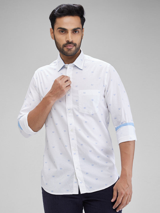 Colorplus White Casual Shirt 