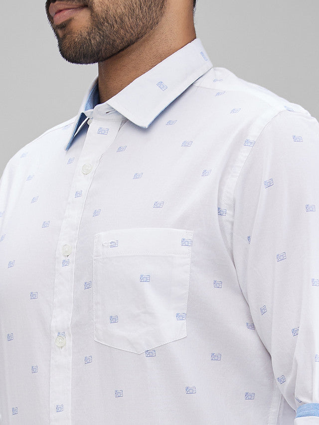 Colorplus White Casual Shirt 