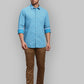 ColorPlus Blue Casual Shirt