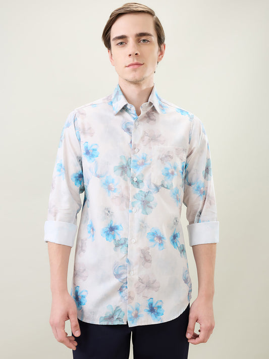 Colorplus Blue Casual Shirt 
