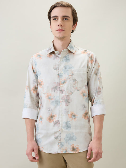 Colorplus Brown Casual Shirt 