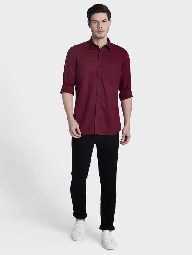 Colorplus Maroon Casual Shirt 