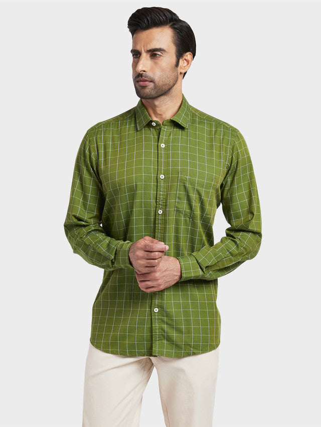 Colorplus Green Casual Shirt 