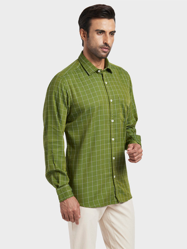 Colorplus Green Casual Shirt 