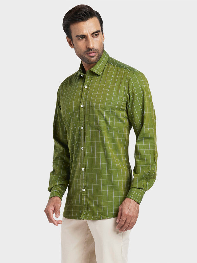 Colorplus Green Casual Shirt 