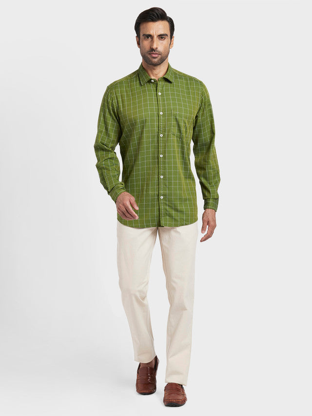 Colorplus Green Casual Shirt 