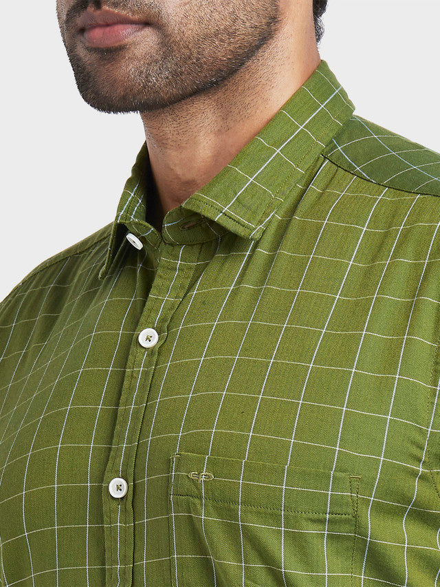 Colorplus Green Casual Shirt 