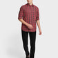 ColorPlus Red Casual Shirt