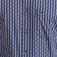 Colorplus Blue Stripe Tailored Fit Cotton Casual Shirt