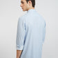 Men Tailored Fit Light Grey Shirt